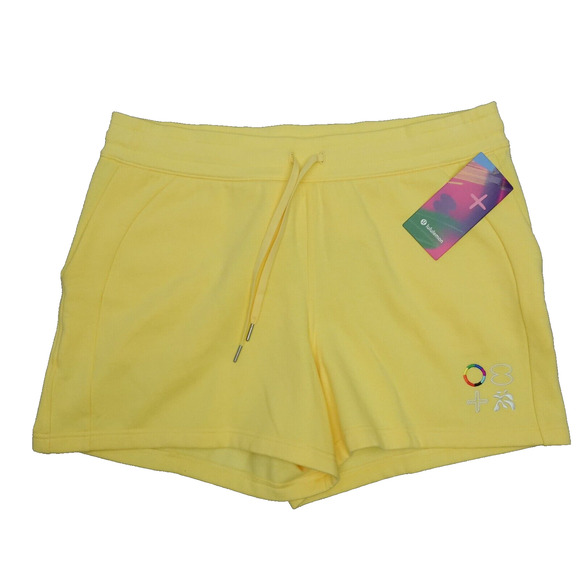 New Lululemon Size 16 Scuba High Rise Short 5" Pride SWIY Yellow